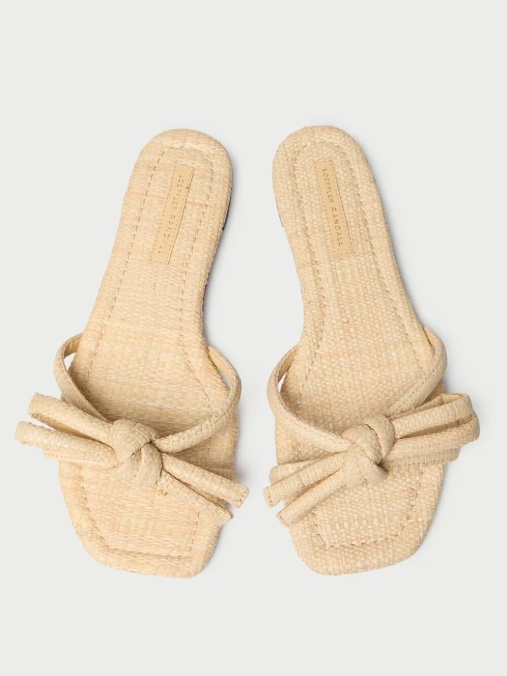 Loeffler Randall Women's Hadley Sandals - Natural - Raffia